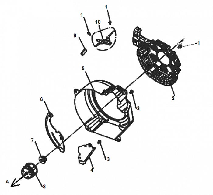 2 СТАРТЕР - МАХОВИК GG1300 ГЕНЕРАТОР CHAMPION