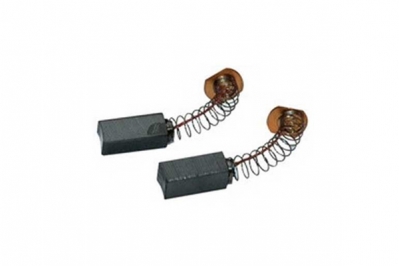 Цельная щетка угольная (провод по центру, с пружинкой) для стиральной машины 6*12,5*31