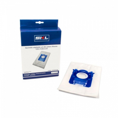 Мешок для пылесоса 270х165мм, с микрофильтром, отверстие 40мм, комплект 5шт