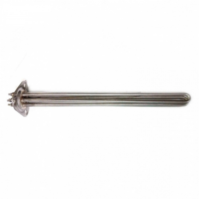 ТЭН парогенератора 10000W, L380мм, расстояние между отверстиями 65мм, 230V