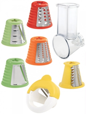 Комплект насадок (нарезка, терки) для мясорубки Moulinex XF403030