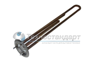 Тэн для водонагревателя, для Thermex, 1300W,  медь, резьба под анод М4, L=310 мм, фланец 64 мм