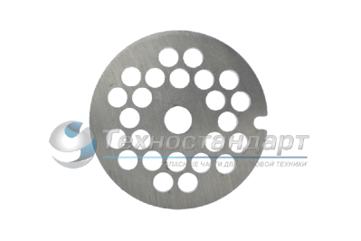 Решетка мясорубки Braun, Zelmer, отверстия 6 мм, D=53 мм