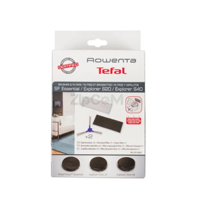 Набор фильтров ZR720001 HEPA и поролон + щетки для боковых кромок роботов-пылесосов Rowenta