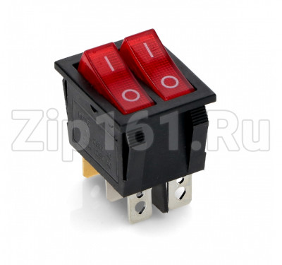 Кнопка двойная универсальная KCD6 15A