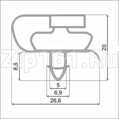 Уплотнитель 940x560 Атлант 769748901607