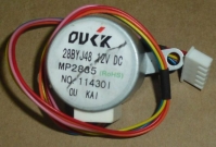 Двигатель (мотор) шаговый тяги шторок для кондиционера MP24J-B 12V Beko 9196030126