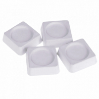 Антивибрационные подставки ИТАТЭН, 60х60х18мм, белые, квадратные, 4шт