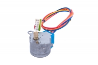 Мотор (двигатель) шаговый тяги шторок для кондиционера MP24J-B 12V