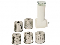 Набор для овощерезки VITEK VT-1629 W, корпус + толкатель + комлект барабан-терка