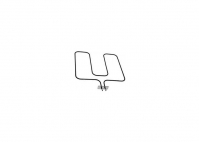 Тэн духовки (нижний) для плиты Samsung DG47-00031A