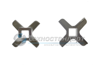 Нож для мясорубки Kenwood PRO 2000 Excel, четырехгранник, отверстие 13 мм, посадка 9 мм