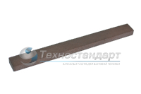 Камень для полировки и чистки коллектора 10х12х120 мм, красный, мягкий абразив