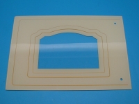 Внешнее стекло двери для микроволновой печи Gorenje 462416