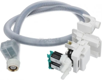 Bosch 11019386 Шланг заливной L=1500mm с аквастопом и впускным клапаном для стиральных машин