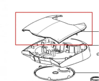 Верхняя часть крышки SS-996164 для мультиварок Tefal