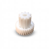 Шестеренка мясорубки Braun 4195 малая D49.5/31.5, H48/19, d12, z27/10кос/прям MM03W04