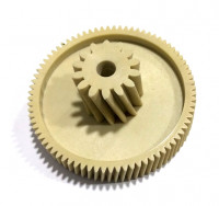 Шестерня для мясорубки Panasonic/Polaris Д-78/28мм, зубья 78/14шт. (Косой/косой), Д-82мм (косые зубья)